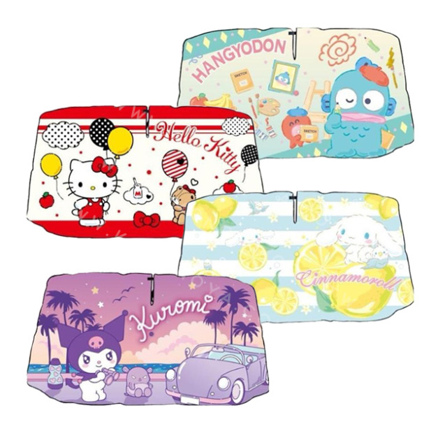 Sanrio 三麗鷗 車用前擋遮陽傘 S (生活款) Kitty 酷洛米 大耳狗 人魚漢頓