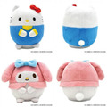 Sanrio 三麗鷗 絨毛玩偶說話娃娃 (圓滾滾款) 漢頓 布丁狗 美樂蒂 大眼蛙_1