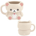 San-X 陶瓷造型馬克杯 (坐姿款) 牛奶熊 蜜茶熊_1