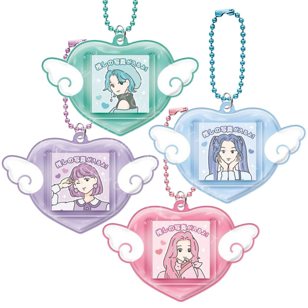 相片收納套吊飾 (愛心翅膀款)