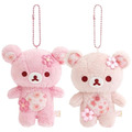San-X 拉拉熊 絨毛玩偶吊飾 (櫻花款) 拉拉熊 牛奶熊