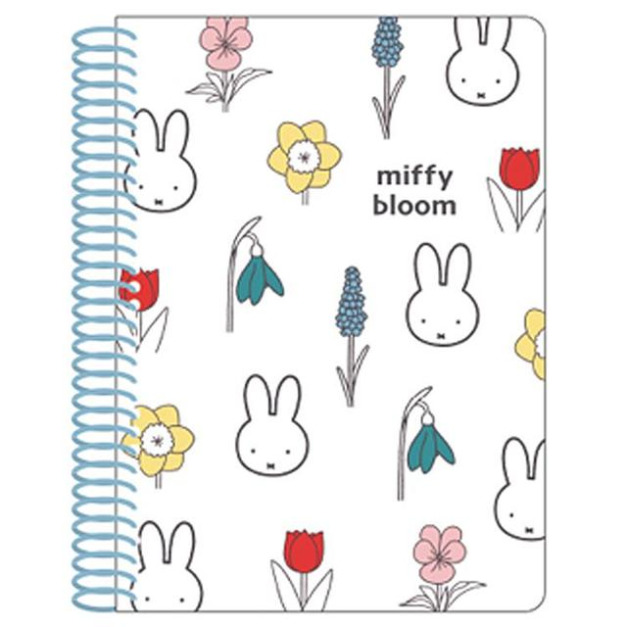米飛兔 A6線圈筆記本 (花朵款)