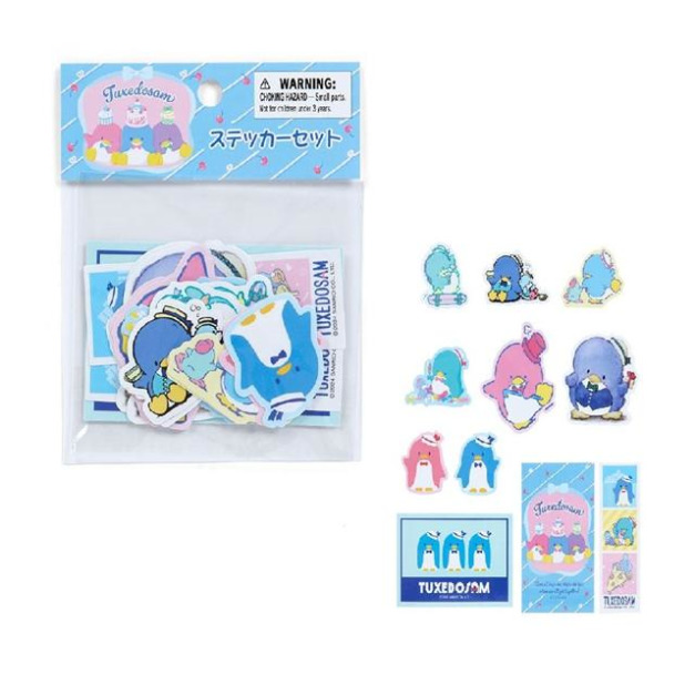Sanrio 三麗鷗 山姆企鵝 造型貼紙組 (45週年)