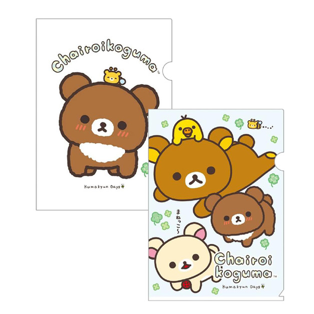 San-X 拉拉熊 A4 L型資料夾 (幸運草款)