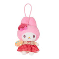▲新品特價 Sanrio 三麗鷗 美樂蒂 絨毛玩偶吊飾 全套盲盒10入組 (懷舊校園系列)_1