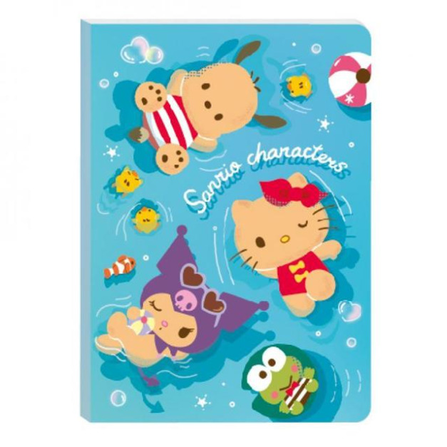 Sanrio 三麗鷗 50k定頁筆記本 (泳池曬黑款)