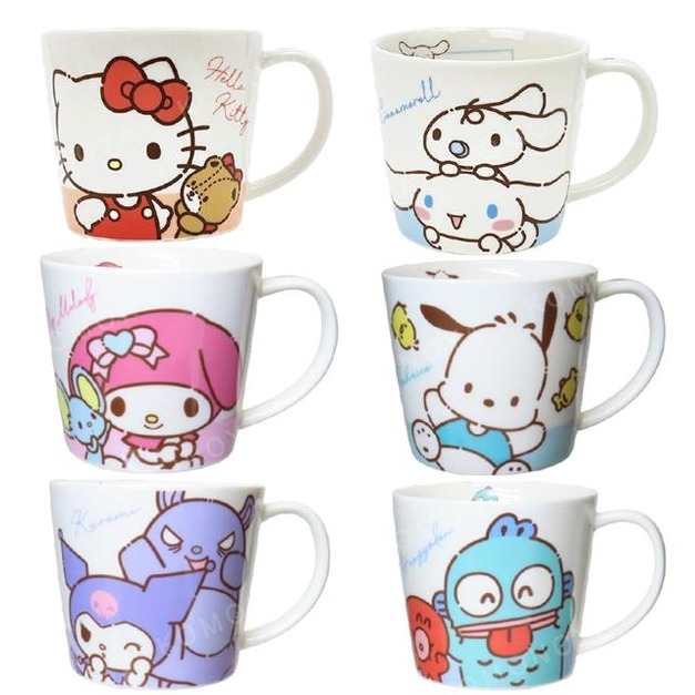 Sanrio 三麗鷗 陶瓷馬克杯 220ml (好友款) Kitty 大耳狗 美樂蒂 酷洛米