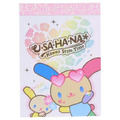 Sanrio 三麗鷗 花小兔 迷你便條本 (幸運草/曬黑)_3