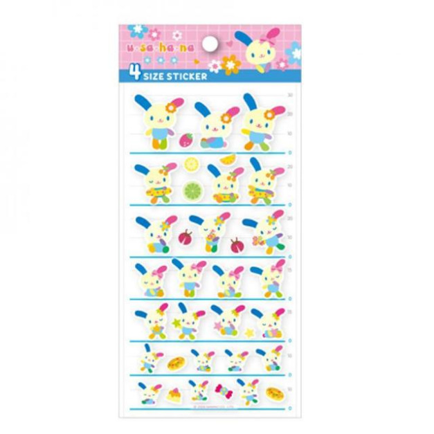 Sanrio 三麗鷗 花小兔 透明造型貼紙 (動作款)