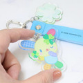 Sanrio 三麗鷗 花小兔 造型標籤吊飾 (幸運草/曬黑)_2