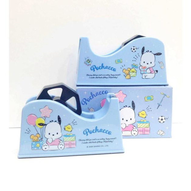 Sanrio 三麗鷗 帕恰狗 桌面大膠台 （藍禮物款)