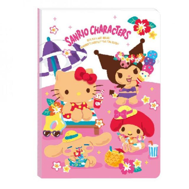 Sanrio 三麗鷗 50k定頁筆記本 (沙灘曬黑款)