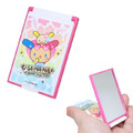 Sanrio 三麗鷗 花小兔 塑膠方形隨身鏡 (幸運草/曬黑)_2