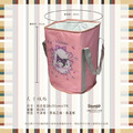 Sanrio 三麗鷗 多功能收納桶 (花圈款) Kitty 酷洛米_4