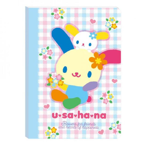 Sanrio 三麗鷗 花小兔 50k定頁筆記本 (格紋款)
