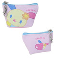 Sanrio 三麗鷗 皮質三角零錢包吊飾 (大臉款) 大眼蛙 兔媽媽 酷企鵝_1