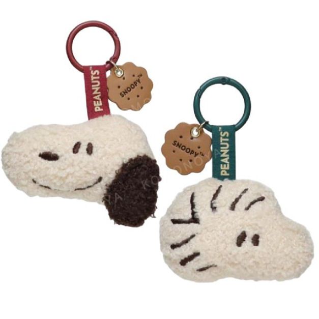 史努比 絨毛玩偶吊飾 (大臉款)
