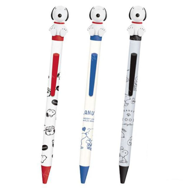 史努比 Jetstream 造型原子筆 0.5mm 黑 (坐姿款)