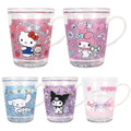 Sanrio 三麗鷗 液體塑膠杯 250ml (表情款) Kitty 美樂蒂 酷洛米 大耳狗