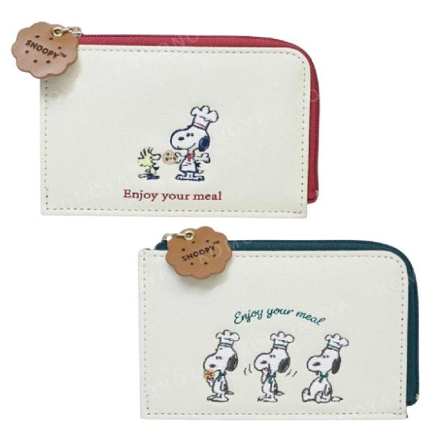 史努比 L型票卡零錢包 (廚師款)
