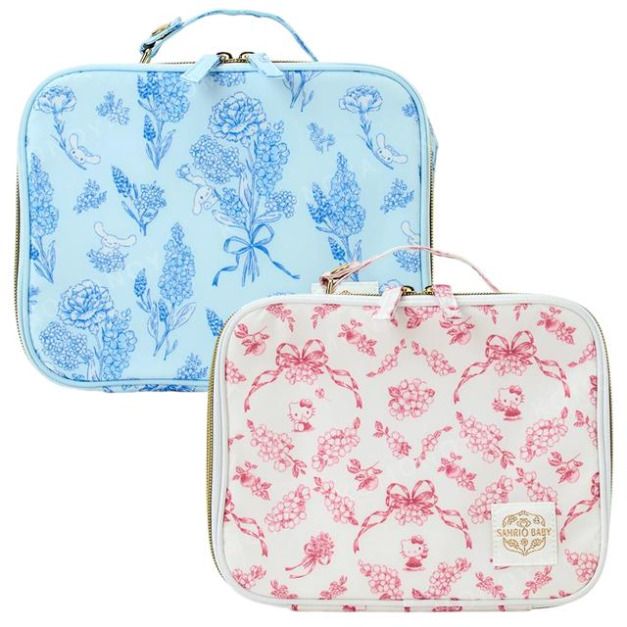 Sanrio 三麗鷗 多功能手提收納包 (花卉圖案 Sanrio Baby) Kitty 大耳狗