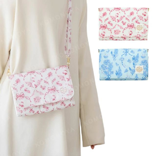 Sanrio 三麗鷗 多功能斜背包 (花卉圖案 Sanrio Baby) Kitty 大耳狗