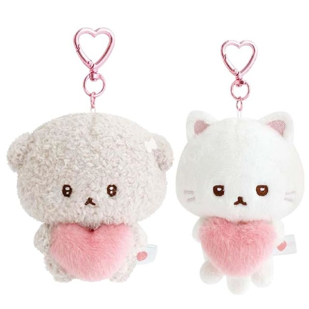 San-X 意志薄弱醬 逃避小狗 絨毛玩偶吊飾 (愛心款)