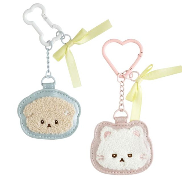 San-X 意志薄弱醬 逃避小狗  皮質造型鏡子吊飾 (大頭款)