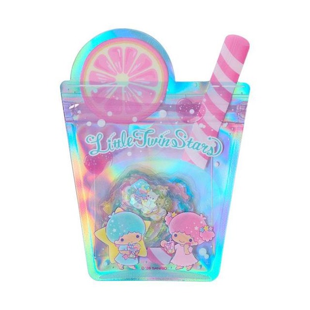 Sanrio 三麗鷗 雙子星 夾鏈袋造型貼紙組 30枚入 (夏日汽水)