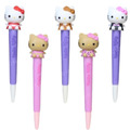 Sanrio 三麗鷗 Hello Kitty 造型軟Q公仔原子筆 黑 (坐姿款)