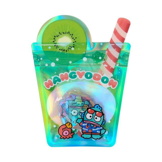 Sanrio 三麗鷗 人魚漢頓 夾鏈袋造型貼紙組 30枚入 (夏日汽水)