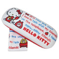 Sanrio 三麗鷗 Hello Kitty 眼鏡盒附拭鏡布 (紅電話文字款)