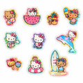 Sanrio 三麗鷗 Hello Kitty 夾鏈袋造型貼紙組 30枚入 (夏日汽水)_1