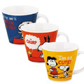 史努比 陶瓷馬克杯 340ml (紅/藍/黃款)