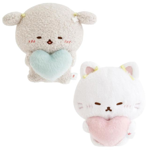 San-X 意志薄弱醬 逃避小狗 絨毛玩偶娃娃 (愛心款)