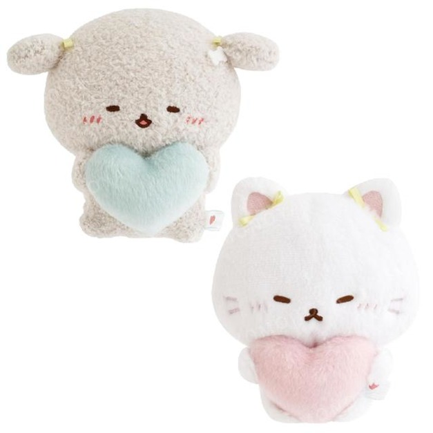 San-X 意志薄弱醬 逃避小狗 絨毛玩偶娃娃 (愛心款)