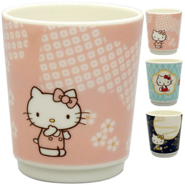 Sanrio 三麗鷗 Hello Kitty 陶瓷茶杯 240ml (梅/月/櫻款)