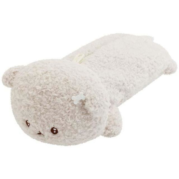 San-X 意志薄弱醬 逃避小狗 造型絨毛筆袋 (趴姿款)