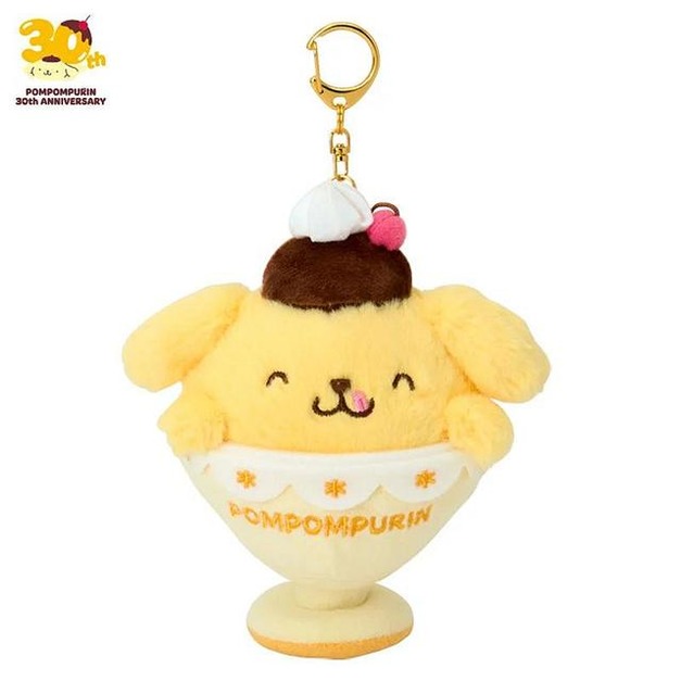 ▲新品特價【預購】Sanrio 三麗鷗 布丁狗 絨毛玩偶吊飾 (滿滿布丁30週年)