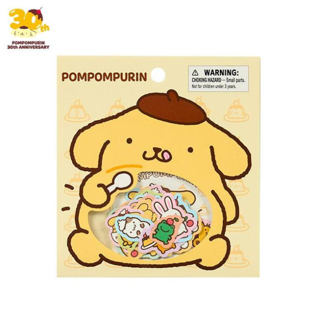 ▲新品特價 Sanrio 三麗鷗 布丁狗 造型貼紙組 26枚入 (滿滿布丁30週年)