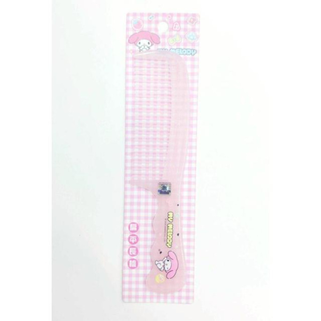 Sanrio 三麗鷗 美樂蒂 塑膠扁梳 (粉款)