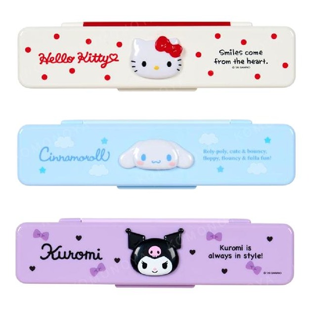 Sanrio 三麗鷗 盒裝兩件式餐具組  (大臉款) Kitty 大耳狗 酷洛米