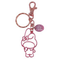 Sanrio 三麗鷗 金屬造型鑰匙圈 (輪廓款) Kitty 美樂蒂 酷洛米 大耳狗_2