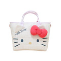 Sanrio 三麗鷗 造型編織手提包 (大臉款) Kitty 大耳狗_1