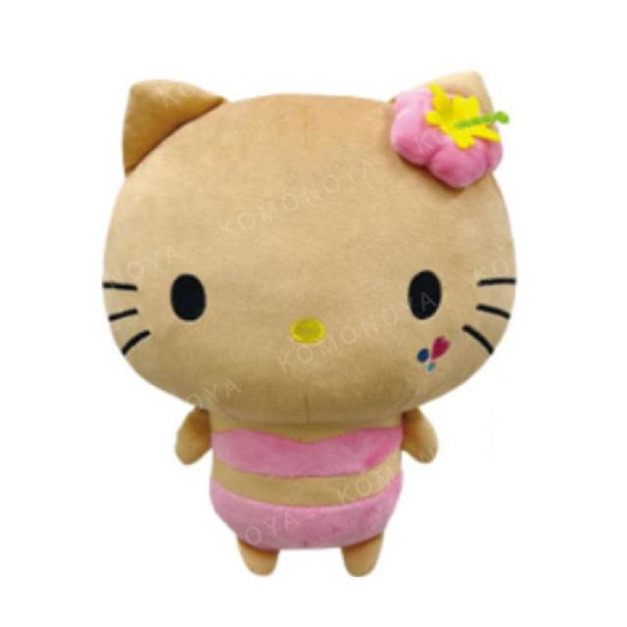 Sanrio 三麗鷗 Hello Kitty 絨毛玩偶斜背包 (曬黑泳衣款)