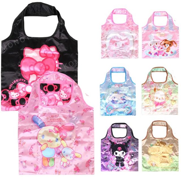 Sanrio 三麗鷗 摺疊環保購物袋 Kitty 花小兔 美樂蒂 大耳狗