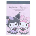 Sanrio 三麗鷗 美樂蒂 酷洛米 迷你便條本 (粉緞帶洋裝款)