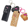 Sanrio 三麗鷗 Hello Kitty 皮質口紅收納包吊飾 (天使惡魔/豹紋款)