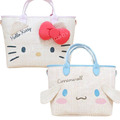 Sanrio 三麗鷗 造型編織手提包 (大臉款) Kitty 大耳狗