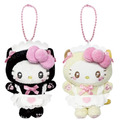 Sanrio 三麗鷗 Hello Kitty 絨毛玩偶吊飾 (貓貓女僕)